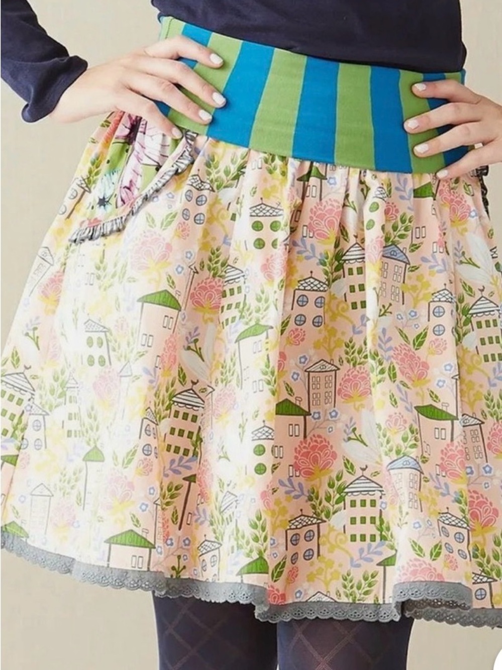 Matilda Jane Vibrant Striped skirt